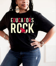 Load image into Gallery viewer, &quot;Educators Rock&quot; Sorority T-SHIRTS
