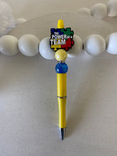 Load image into Gallery viewer, &quot;Autism Awareness Collection&quot; - &quot;The Power Of A Team&quot; - Retractable Beaded Pens

