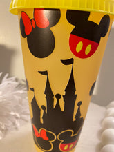 Load image into Gallery viewer, &quot;Coloring Changing Mickey and Minnie Castle&quot; Cold Cup
