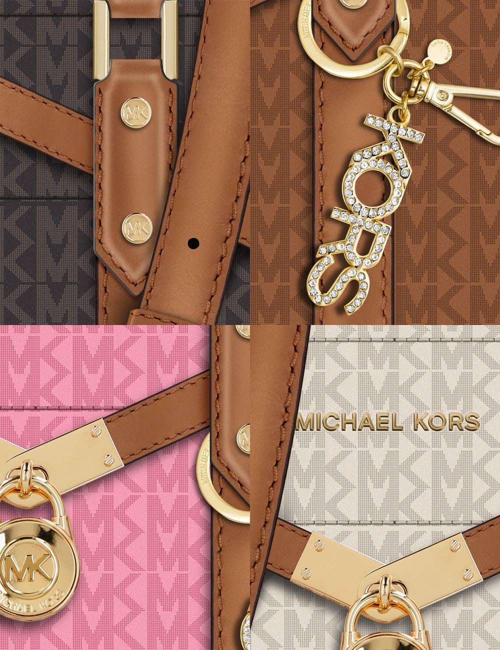 Yellow Michael Kors MK Designer Handbag Sublimation tumbler wrap