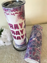 Load image into Gallery viewer, &quot;PRAY On It, PRAY Over It PRAY Through It&quot; 20oz Tumbler&quot;
