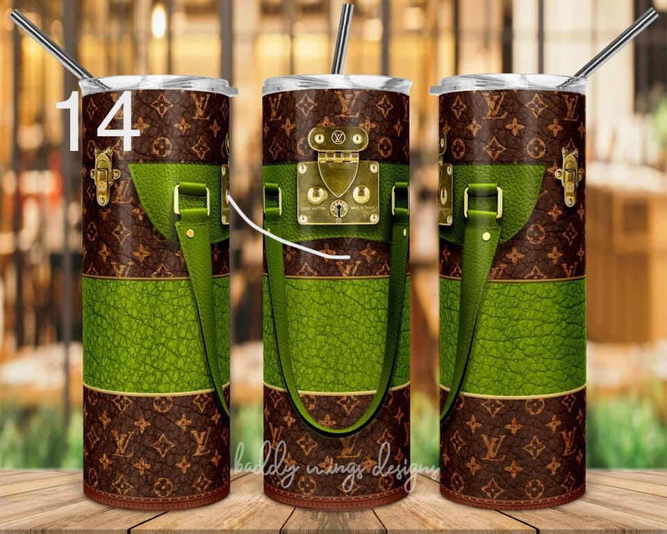 LV Brown & Gold Sublimation Tumbler – Vickie's Creation