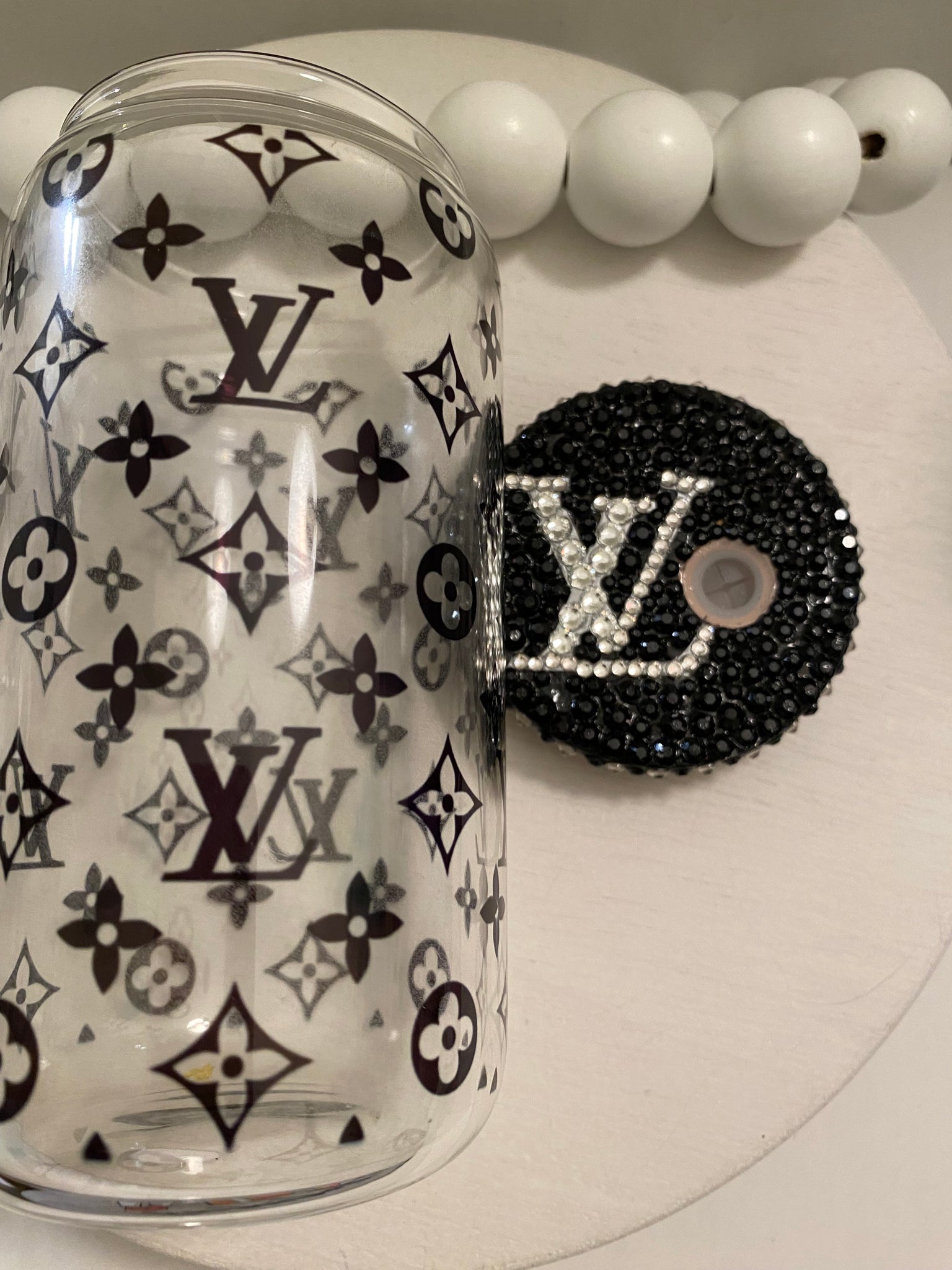 GLAM LV Glass Cup – Designs By Lan