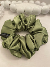 Load image into Gallery viewer, &quot;GREEN APPLE&quot; Large Scrunchies
