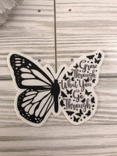 Load image into Gallery viewer, &quot;Grow Through What You Go Through ButterFly&quot;... Die Cut Vinyl Stickers
