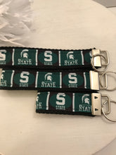 Load image into Gallery viewer, &quot;Michigan State University&quot; KEY FOB WRISTLET
