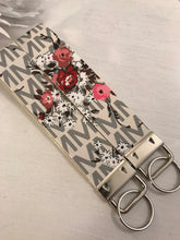 Load image into Gallery viewer, &quot;Flower MM&quot; Faux Leather Key Fob Wristlet
